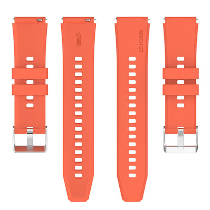 Techsuit W026 Armband für Samsung Galaxy Watch / Huawei Watch Series, 20mm, Orange