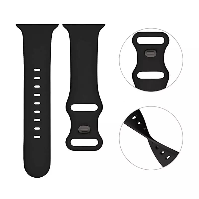 Techsuit W031 Armband für Apple Watch 42mm / 41mm / 40mm / 38mm Serie, Blasses Rosa