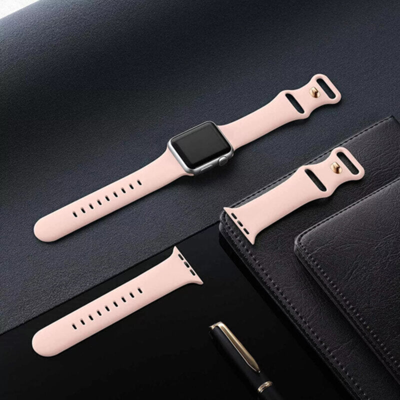 Techsuit W031 Armband für Apple Watch 49mm / 46mm / 45mm / 44mm / 42mm Serie, Dunkelviolett