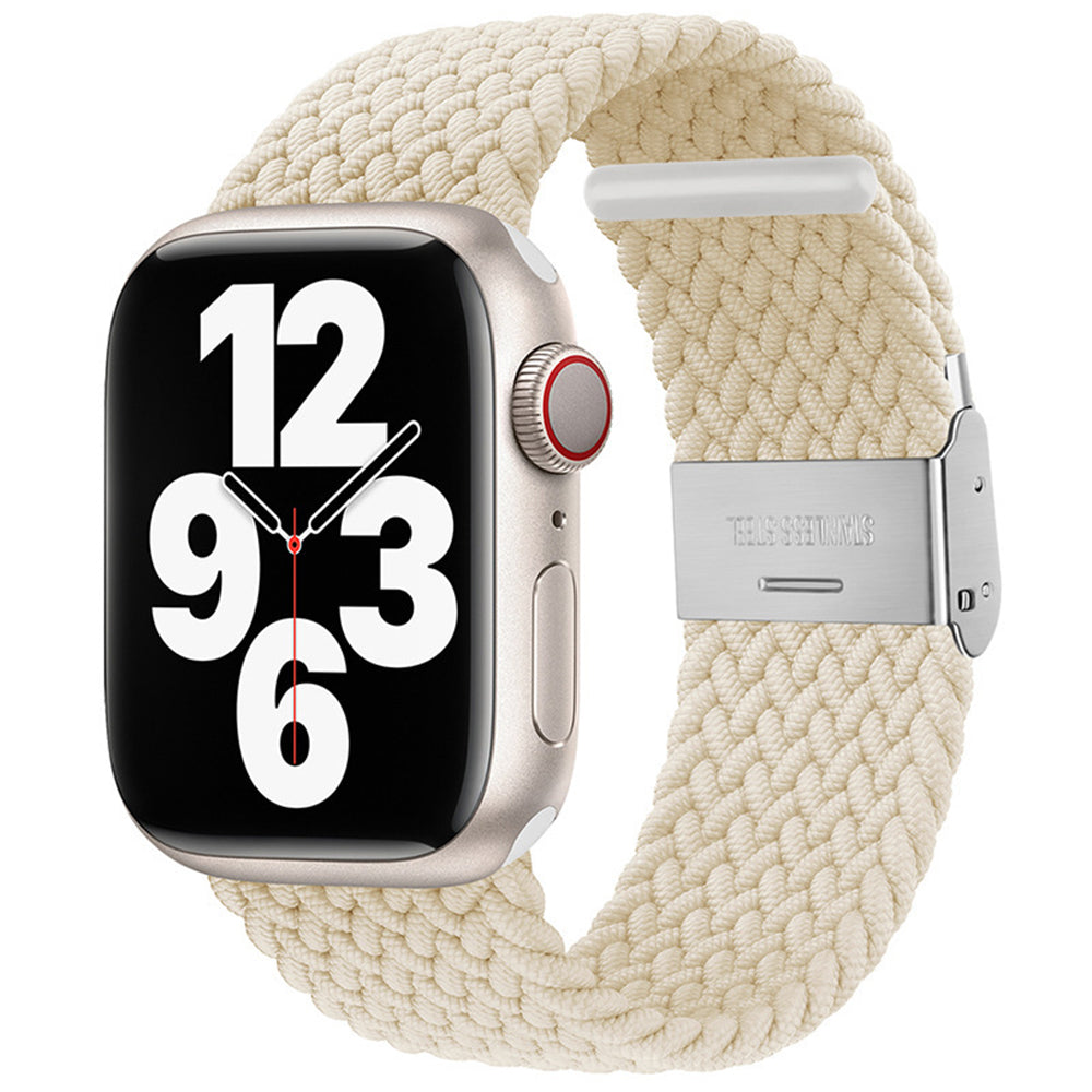 Techsuit W032 Armband für Apple Watch 49mm / 46mm / 45mm / 44mm / 42mm Serie, Beige