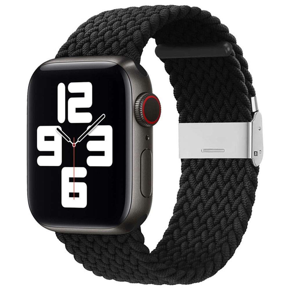 Techsuit W032 Armband für Apple Watch 49mm / 46mm / 45mm / 44mm / 42mm Serie, Schwarz