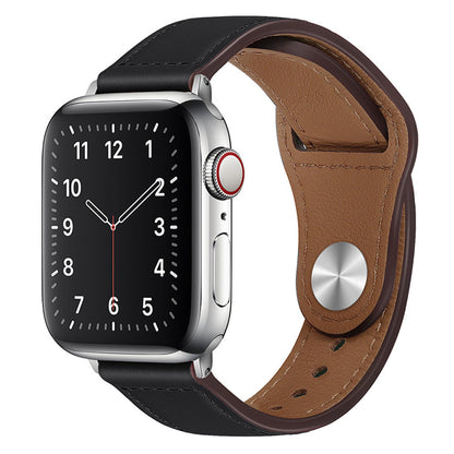 Techsuit W033 Armband für Apple Watch 49mm / 46mm / 45mm / 44mm / 42mm Serie, Schwarz