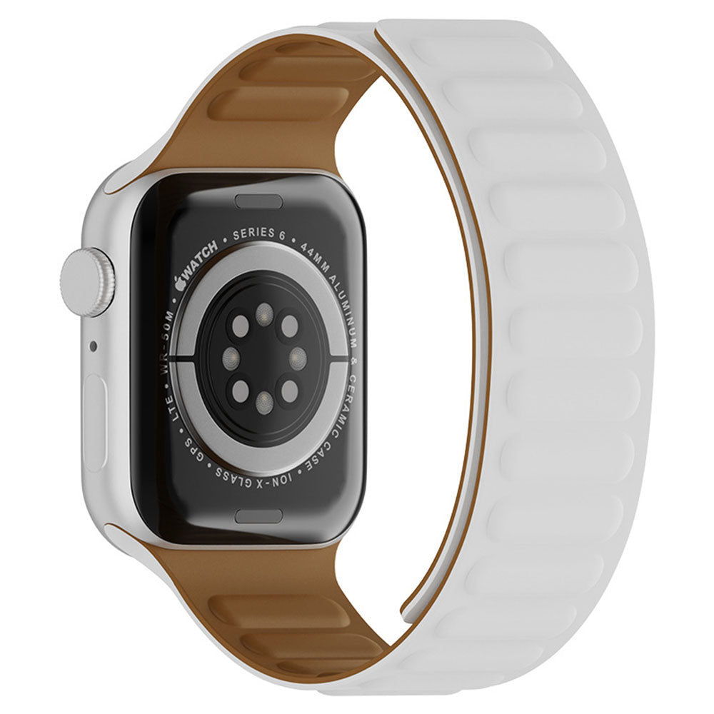 Techsuit W035 Armband für Apple Watch 42mm / 41mm / 40mm / 38mm Serie, Weiß