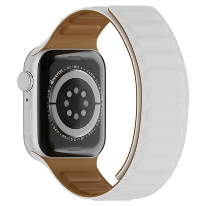 Techsuit W035 Armband für Apple Watch 49mm / 46mm / 45mm / 44mm / 42mm Serie, Weiß