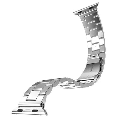 Techsuit W036 Armband für Apple Watch 49mm / 46mm / 45mm / 44mm / 42mm Serie, Silber