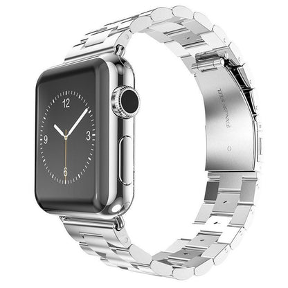 Techsuit W036 Armband für Apple Watch 49mm / 46mm / 45mm / 44mm / 42mm Serie, Silber