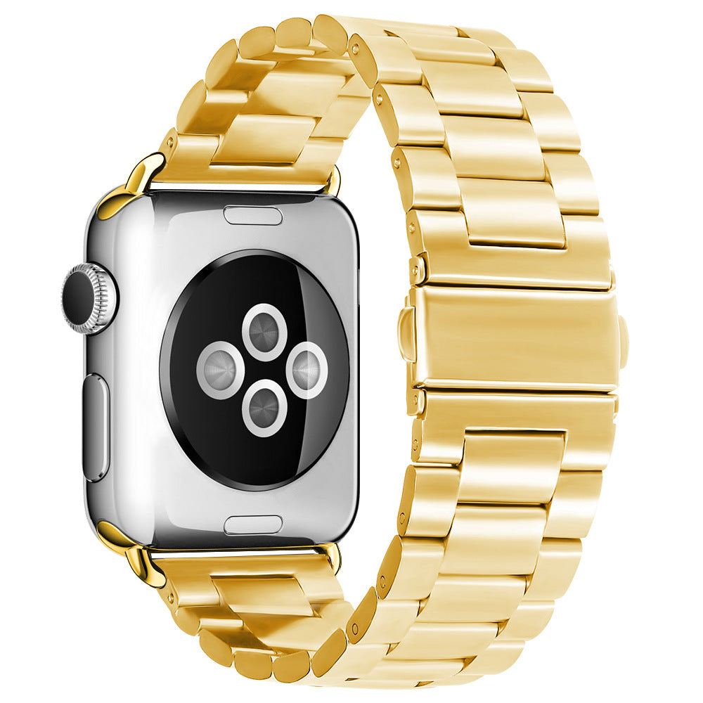 Techsuit W036 Armband für Apple Watch 49mm / 46mm / 45mm / 44mm / 42mm Serie, Goldfarben