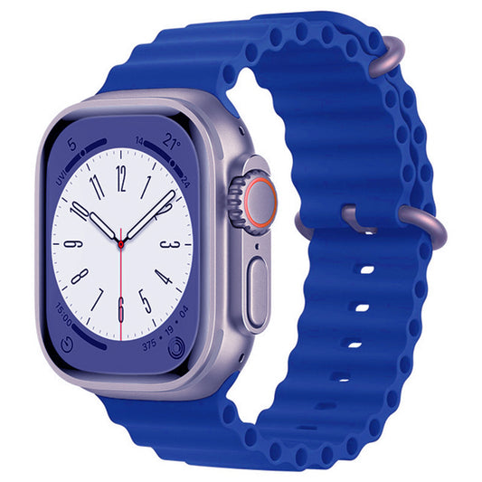 Techsuit W038 Armband für Apple Watch 49mm / 46mm / 45mm / 44mm / 42mm Serie, Blau