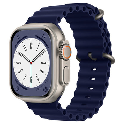 Techsuit W038 Armband für Apple Watch 49mm / 46mm / 45mm / 44mm / 42mm Serien, Marineblau