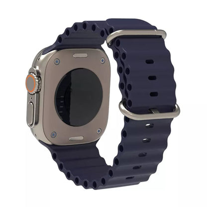 Techsuit W038 Armband für Apple Watch 49mm / 46mm / 45mm / 44mm / 42mm Serien, Marineblau