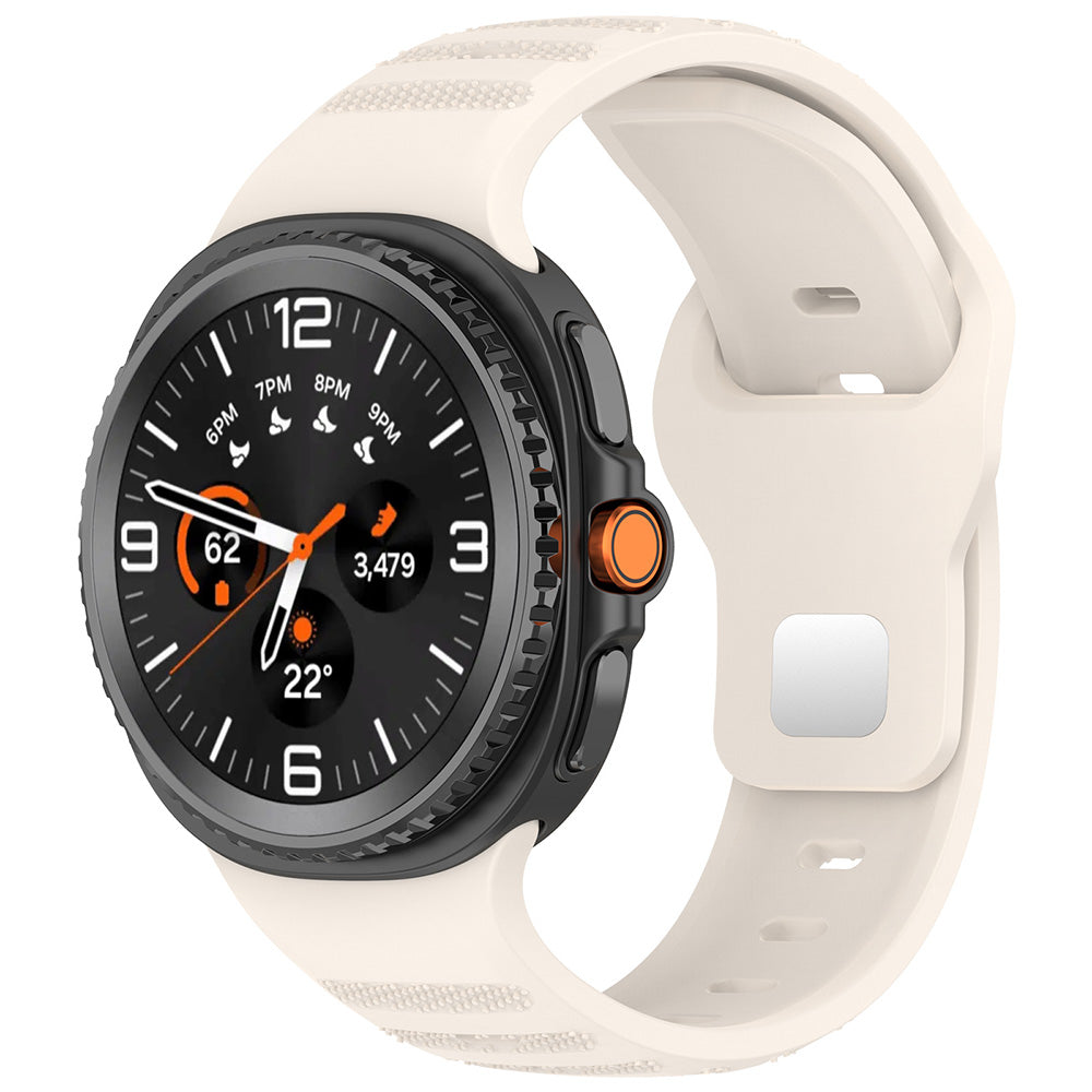 Techsuit W050 Armband für Samsung Galaxy Watch 8 Classic / Watch8 44mm / Watch 8 40mm, Beige