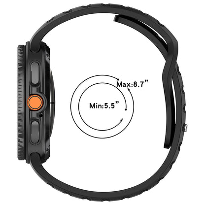 Techsuit W050 Armband für Samsung Galaxy Watch 8 Classic / Watch8 44mm / Watch 8 40mm, Lila