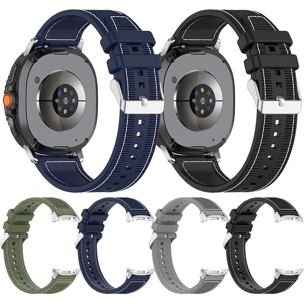 Techsuit W051 Armband für Samsung Galaxy Watch 8 Classic / Watch8 44mm / Watch 8 40mm, Grün