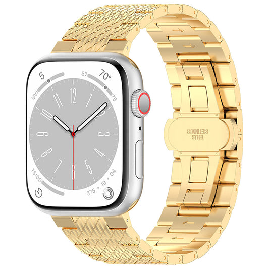 Techsuit W052 Armband für Apple Watch 42mm / 41mm / 40mm / 38mm Serie, Gold