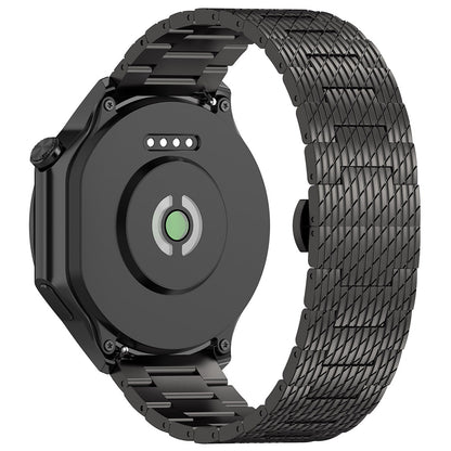 Techsuit W052 Armband für Huawei Watch / Xiaomi Watch Series, 22mm, Schwarz
