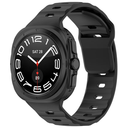 Techsuit W055 Armband für Samsung Galaxy Watch Ultra, Schwarz
