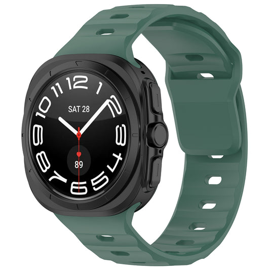 Techsuit W055 Armband für Samsung Galaxy Watch Ultra, Dunkelgrün