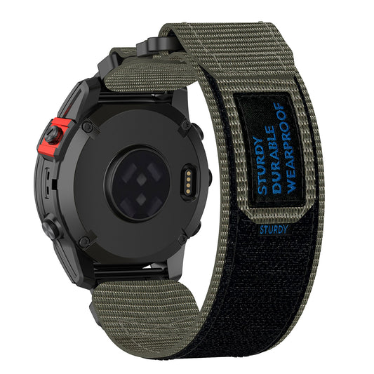 Techsuit W057 Armband für Garmin Watch Fenix Serie, 26mm, Grau
