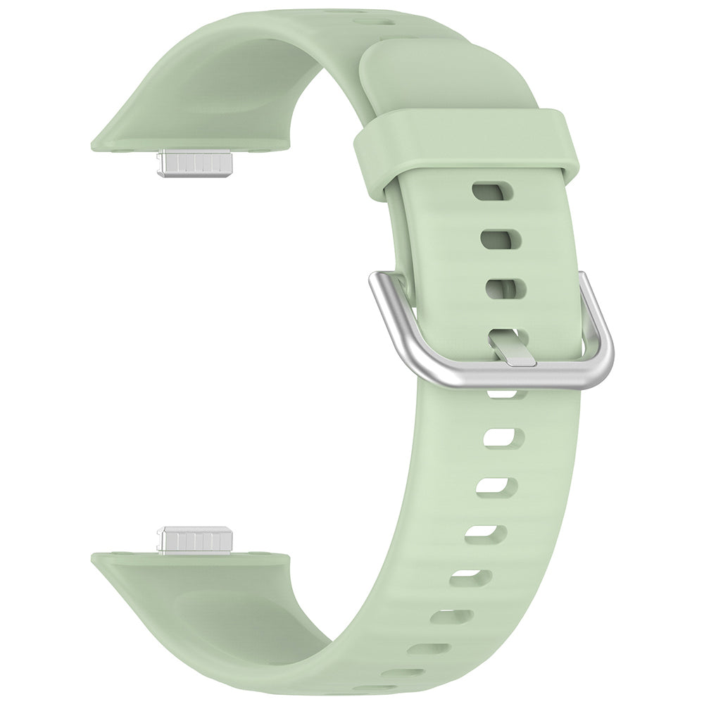 Techsuit W061 Armband für Huawei Watch Fit 4 Pro / Watch Fit 4 / Watch Fit 3, Hellgrün