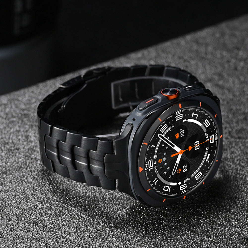 Techsuit W063 Armband für Samsung Galaxy Watch Ultra, Schwarz