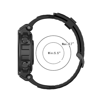 Techsuit W067 Armband für Amazfit T-Rex Pro / T-Rex, Schwarz