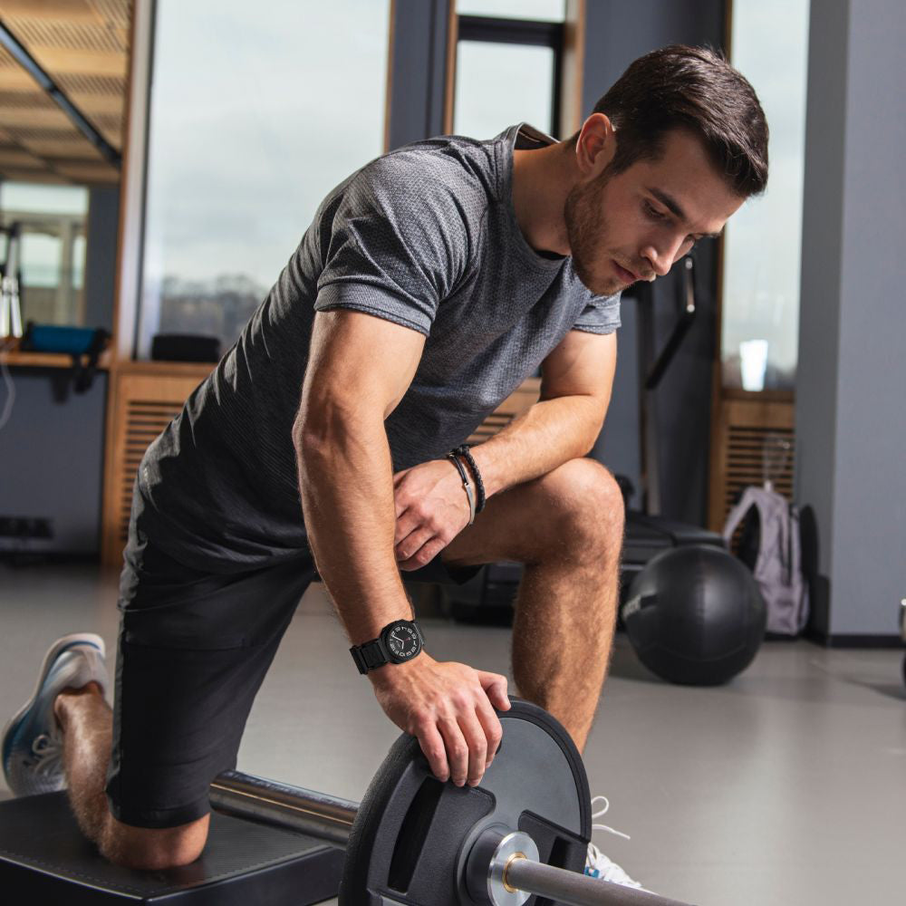 Techsuit W068 Armband für Samsung Galaxy Watch Ultra, Schwarz Orange