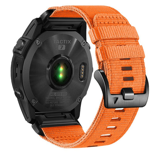Techsuit W070 Armband für Garmin Instinct / Approach / Fenix Watch Series, 20mm, Orange
