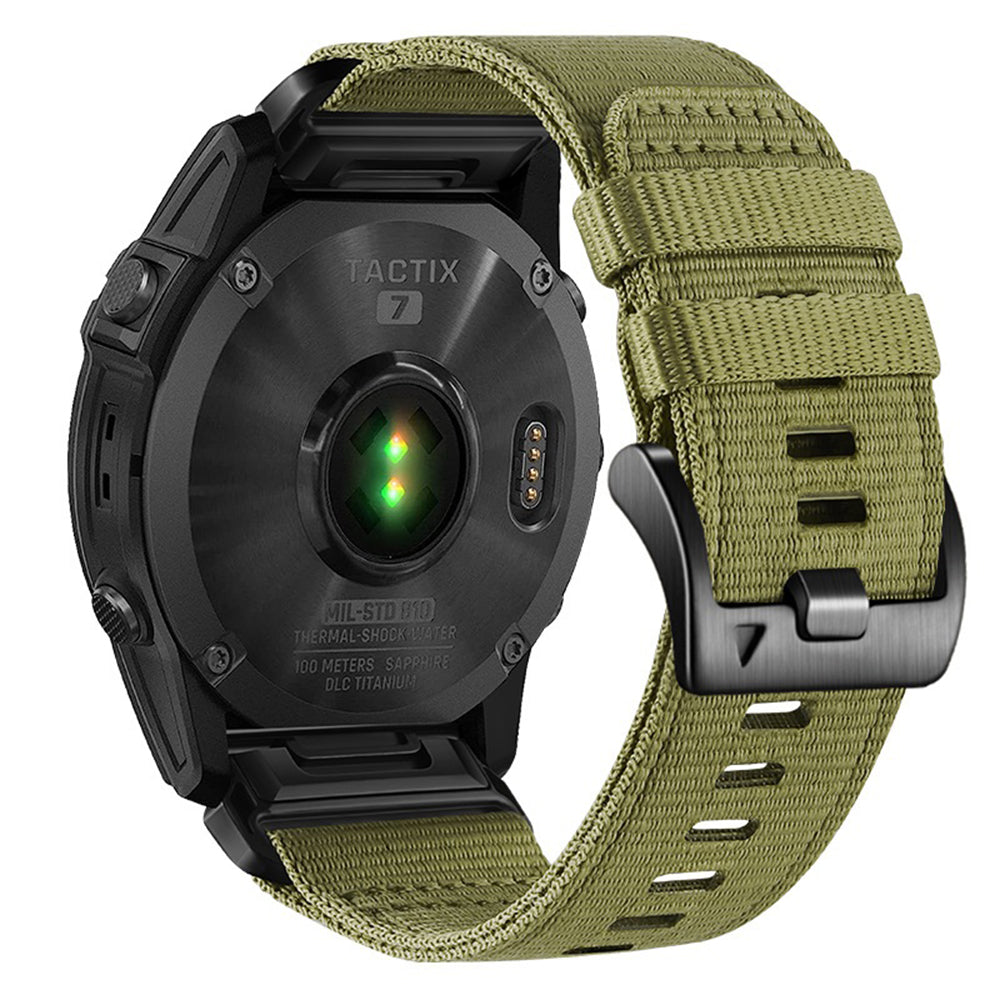 Techsuit W070 Armband für Garmin Instinct / Approach / Fenix Watch Series, 20mm, Grün