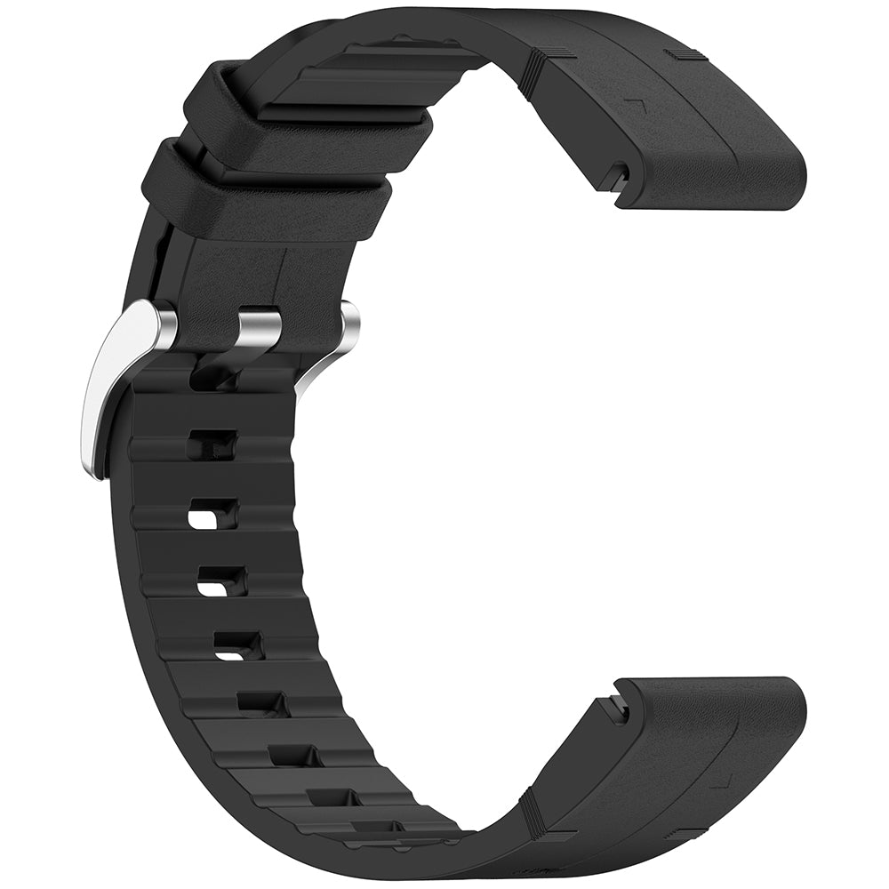 Techsuit W071 Armband für Garmin Watch Fenix Serie, 26mm, Schwarz
