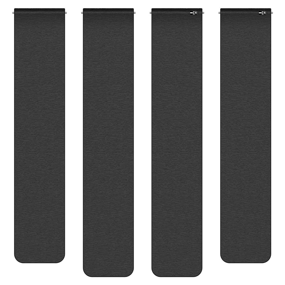 Techsuit W074 Armband für Huawei Watch / Garmin Watch Series, 18mm, Schwarz Orange