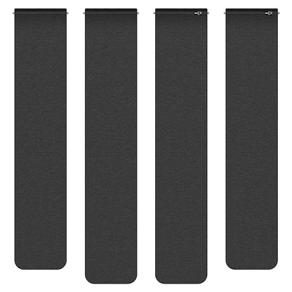 Techsuit W074 Armband für Samsung Galaxy Watch Series, 20mm, Schwarz Rot