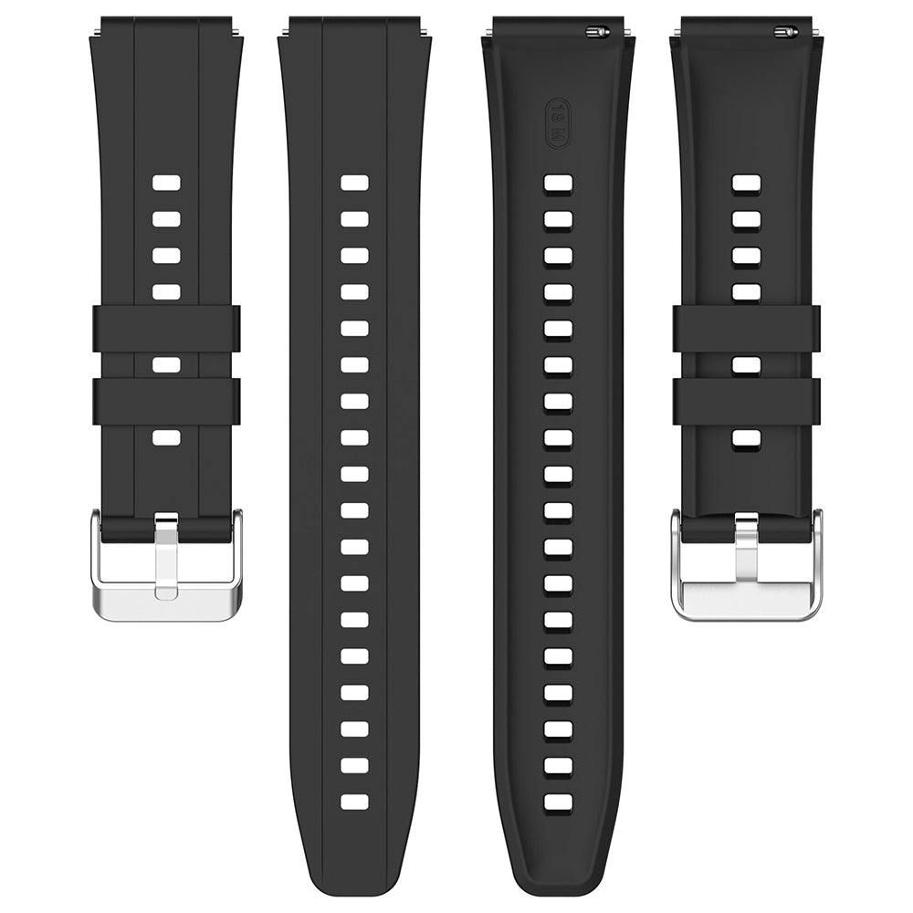 Techsuit W075 Armband für Huawei Watch / Garmin Watch Series, 18mm, Grau