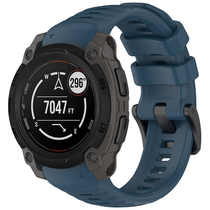Techsuit W076 Armband für Garmin Instinct E 45mm, Marineblau