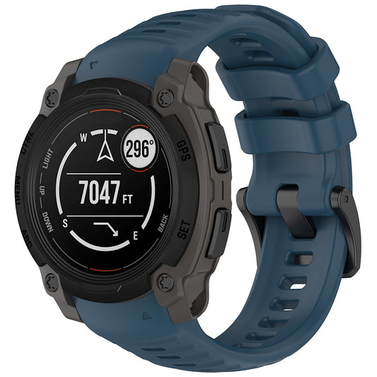 Techsuit W076 Armband für Garmin Instinct E 45mm, Marineblau