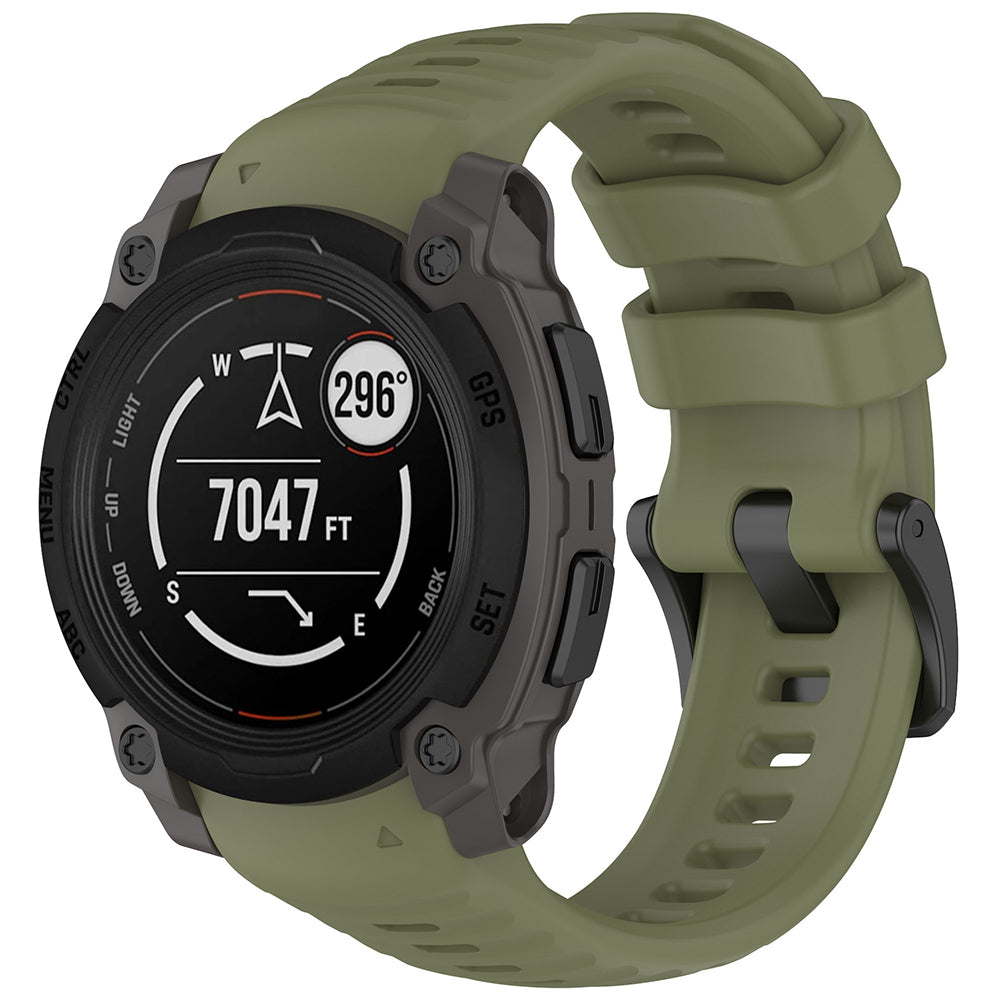 Techsuit W076 Armband für Garmin Instinct E 45mm, Grün