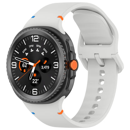 Techsuit W079 Armband für Samsung Galaxy Watch 8 Classic / Watch8 44mm / Watch 8 40mm, Grau