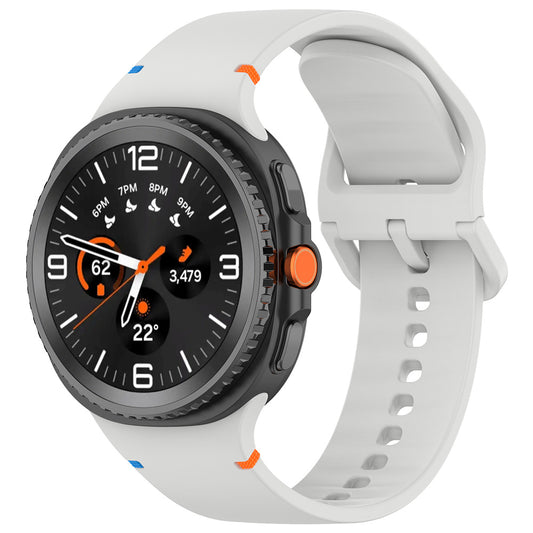 Techsuit W079 Armband für Samsung Galaxy Watch 8 Classic / Watch8 44mm / Watch 8 40mm, Grau