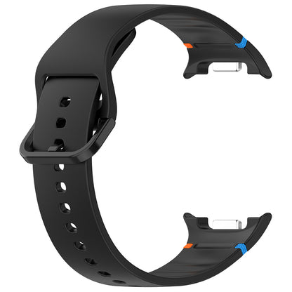 Techsuit W079 Armband für Samsung Galaxy Watch 8 Classic / Watch8 44mm / Watch 8 40mm, Schwarz