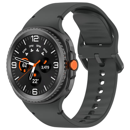 Techsuit W079 Armband für Samsung Galaxy Watch 8 Classic / Watch8 44mm / Watch 8 40mm, Graphitschwarz