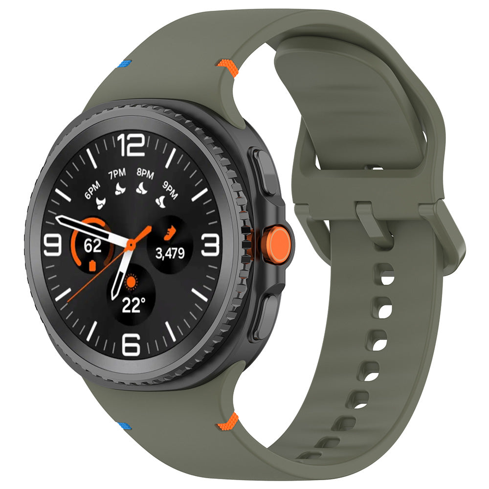 Techsuit W079 Armband für Samsung Galaxy Watch 8 Classic / Watch8 44mm / Watch 8 40mm, Grün