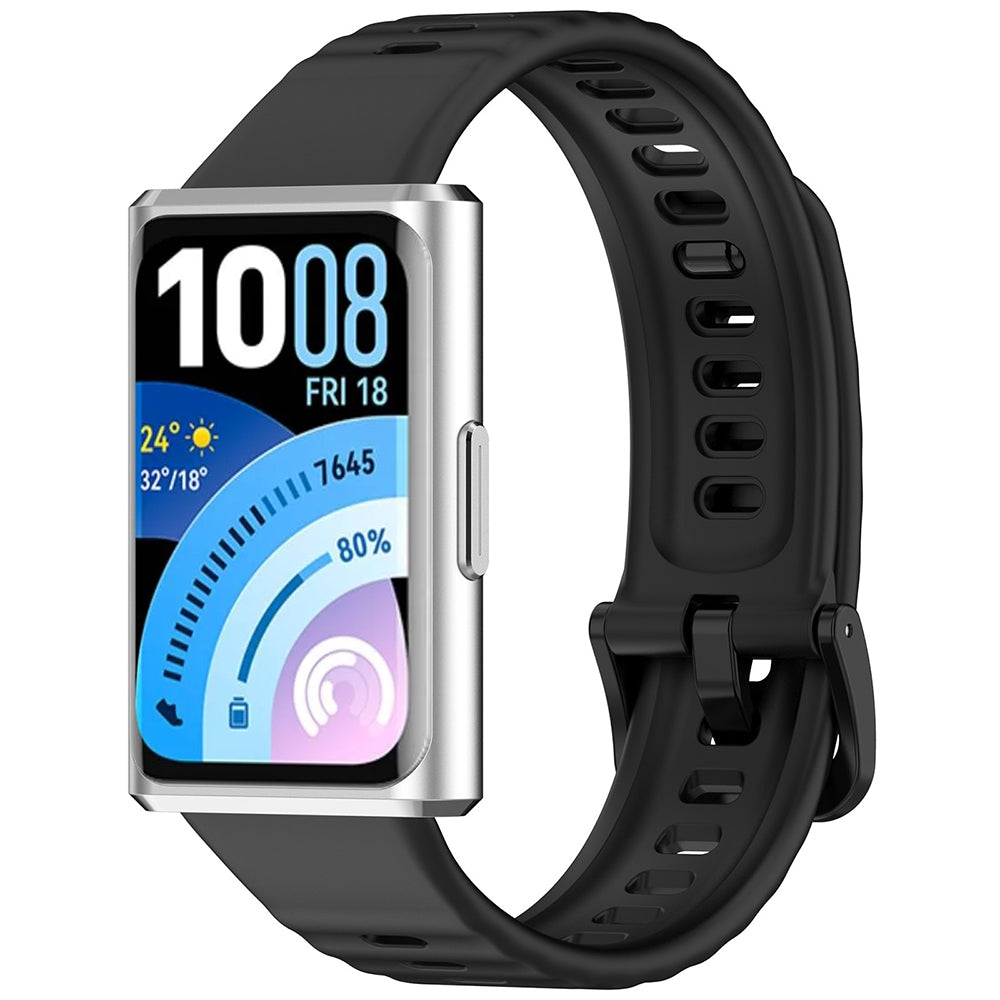 Techsuit W082 Armband für Huawei Band 11 / 11 Pro, Schwarz