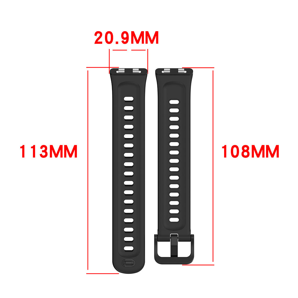 Techsuit W082 Armband für Huawei Band 11 / 11 Pro, Schwarz