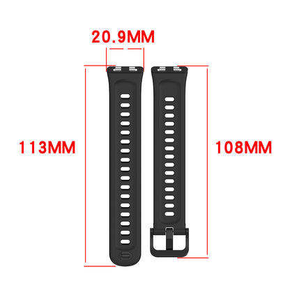 Techsuit W082 Armband für Huawei Band 11 / 11 Pro, Schwarz