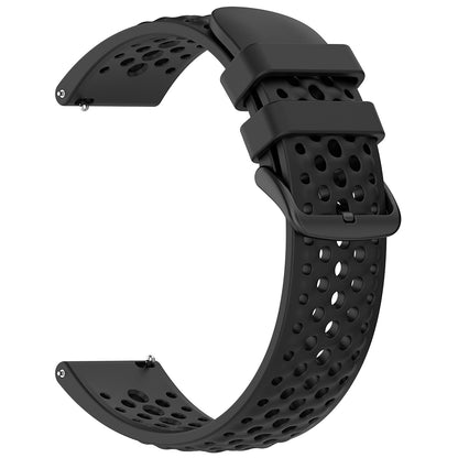 Techsuit W083 Armband für Amazfit Watch / Samsung Watch Series, 22mm, Schwarz