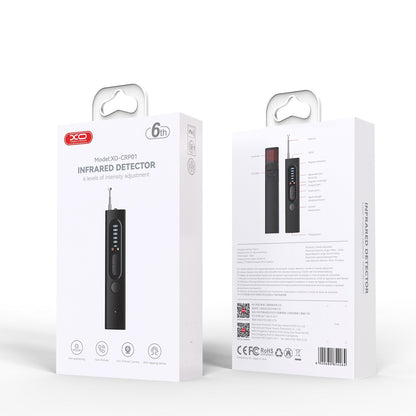 IR-Detektor für GSM-Geräte / versteckte Mikrofone / GPS-Tracker XO Design CRP01, Schwarz