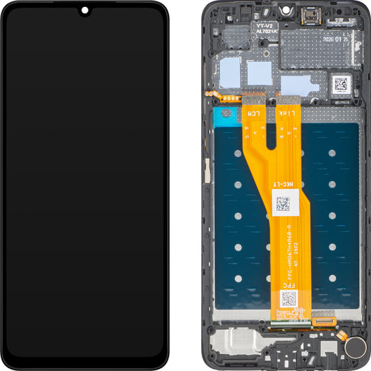 Touchscreen-Display Honor X5c / X5c Plus, mit Rahmen, Schwarz, Service Pack 9707ACHU