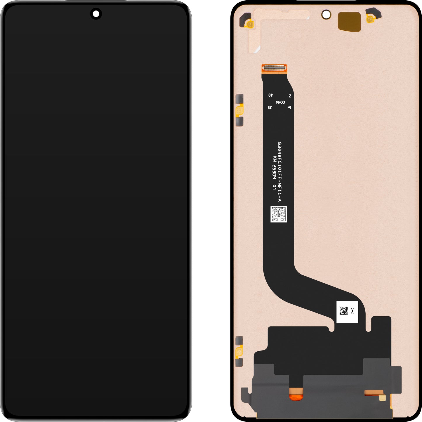 Display mit Touchscreen Huawei Mate X7, Sub Outer, Service Pack 02357HPV