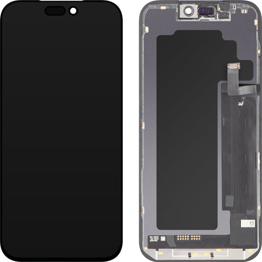 JK Touchscreen-Display für Apple iPhone 17 Pro Max, mit Rahmen, LCD In-Cell IC Movable Version, Schwarz