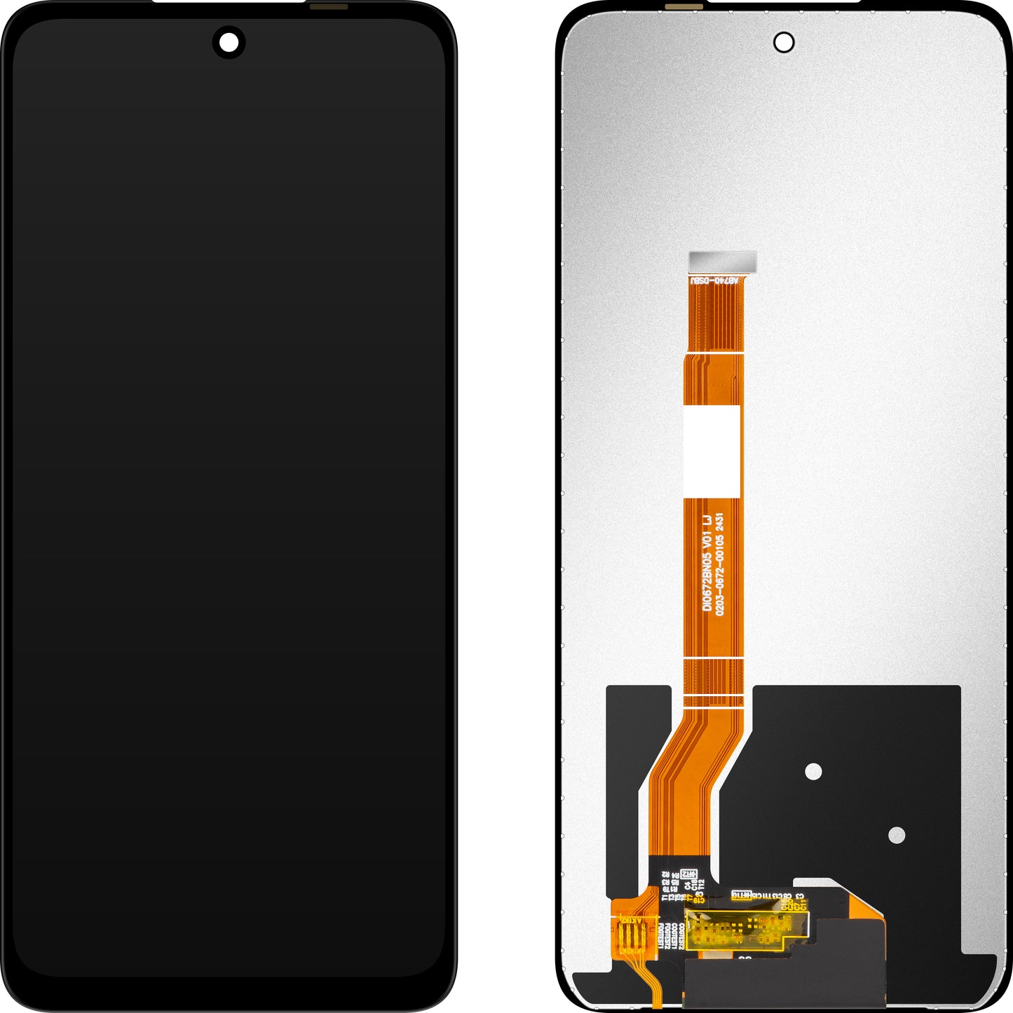 Display mit Touchscreen MP kompatibel mit Realme C67 4G