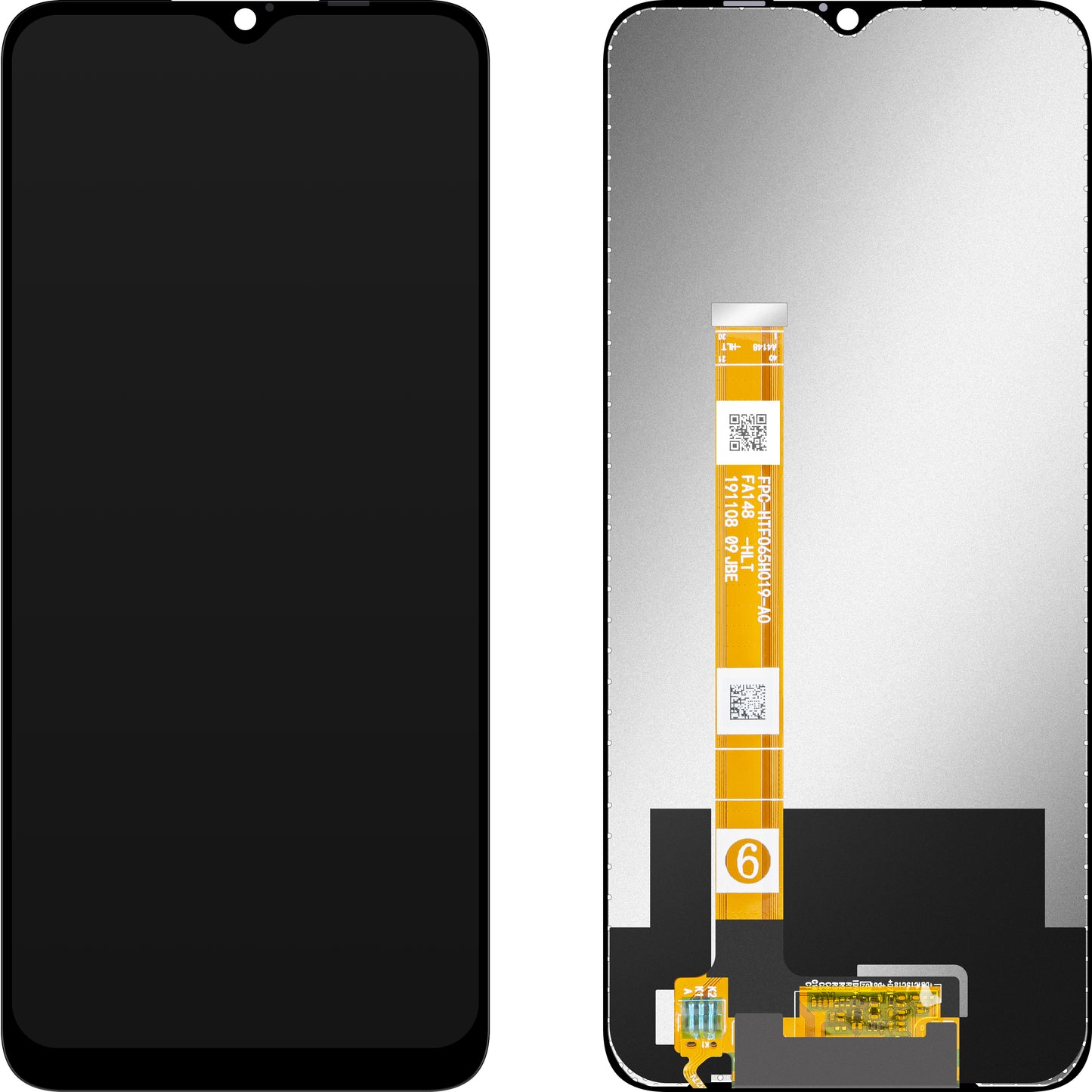 Display mit MP Touchscreen kompatibel mit Oppo A16K / A31 / A5 (2020) / A8 / A9 (2020)